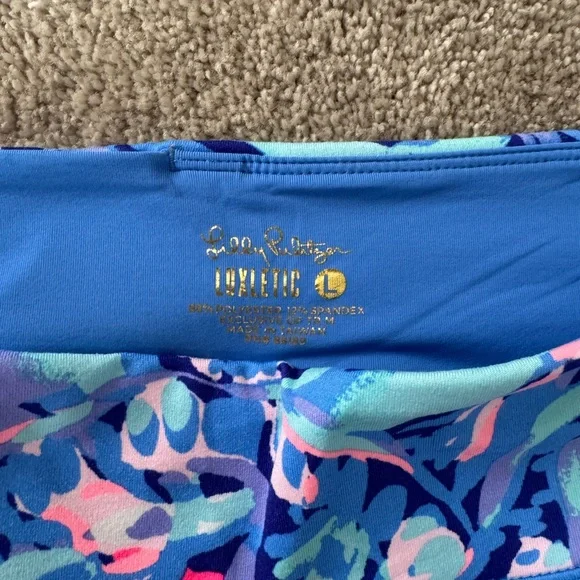 Lilly Pulitzer Luxletic Womens Athletic Cropped Leggings - Picture 3 of 5